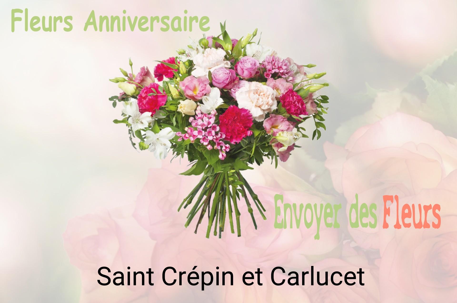 Bouquet de fleurs d’anniversaire livré à Saint-Crépin-et-Carlucet