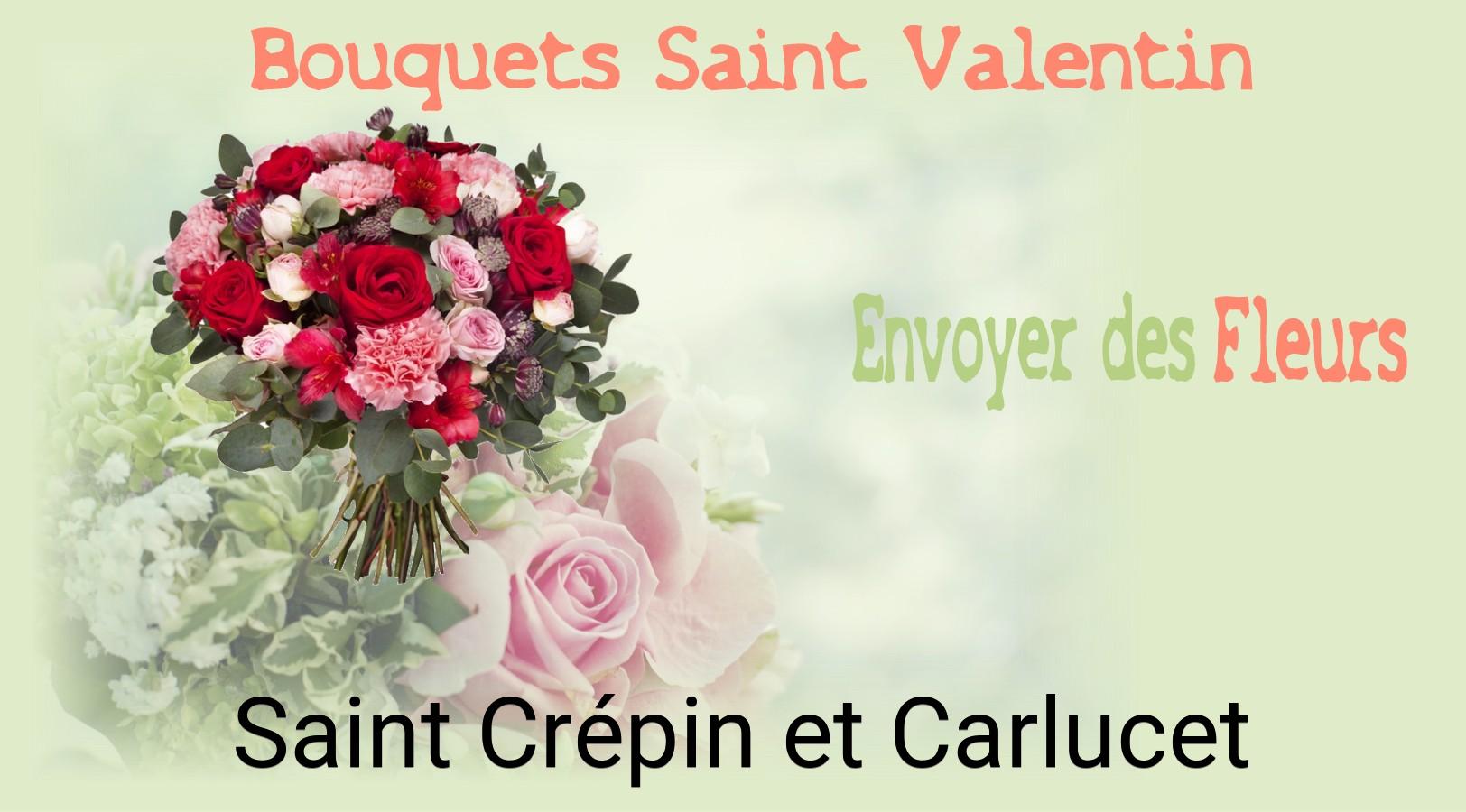 Roses de Saint-Valentin livrées à Saint-Crépin-et-Carlucet